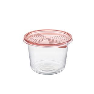 厂家直销一次性餐盒 450ml塑料水果捞甜品糖水冰粉打包碗圆形饭盒