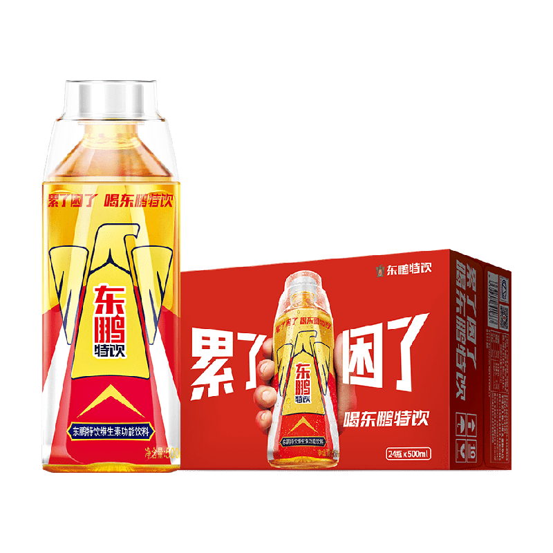 【张雪机车同款】东鹏特饮维生素功能饮料加班熬夜500ml*24瓶整箱 车减实拍商品图