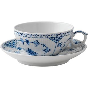 【新年礼物】RoyalCopenhagen皇家哥本哈根半蕾丝手绘咖啡杯茶具