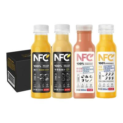 农夫山泉100%NFC果汁300ml整箱