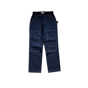 咔叽14oz原色脱浆纯棉重磅双袋双层CHOPPE BUILDER秋冬机车工装裤