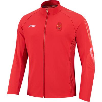 李宁立领男开衫无帽卫衣运动服