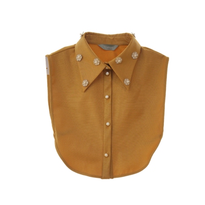 告别单调～高阶黄显瘦别致感假领