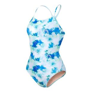 韩国BARREL连体泳衣竞速专业女士三角游泳服泡温泉FLORAL花卉系列