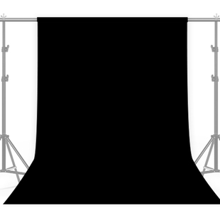 摄影黑植绒黑色吸光黑布白色背景布道具加厚专业拍照证件拍摄绒布纯色不反光纸照相网红摆拍直播幕布板纯黑绒