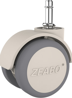 中山左伯/ZEABO直插式橡胶万向轮