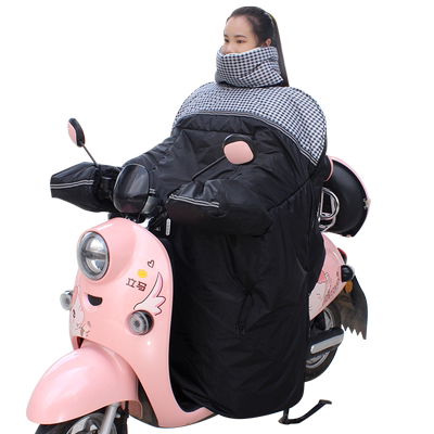 电动车挡风被被冬季分体保暖护肩