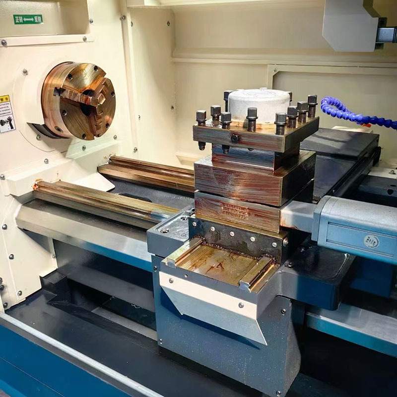 CK6150数控车床全自动cnc数控车床云南光机整体床脚线轨数控车床