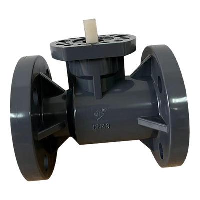 宝蒂UPVC高平台法兰球阀自动