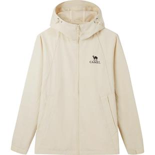 骆驼男装轻量化夹克2026新款户外休闲外套男机能防风防水登山服