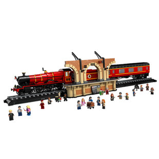 哈利波特霍格沃茨特快列车大型火车高难度拼装积木玩具模型男孩子