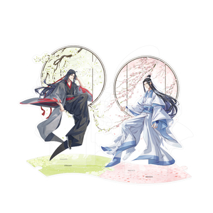 南漫社正版魔道祖师动画周边魏无羡蓝忘机春花宴流沙摆件双面立牌