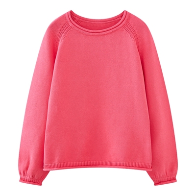 100%纯棉线毛衣女秋冬新款