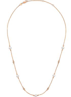 周生生珠宝饰品18K玫瑰金Daily Luxe珍珠项链95731N