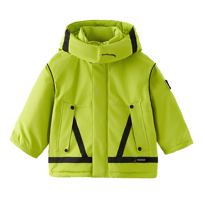 男童羽绒服2025新款冬季儿童学生中大童男孩帅气加厚保暖棉衣外套