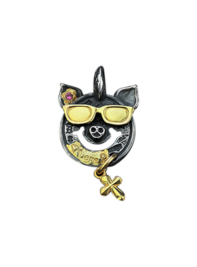 笑脸眼睛BWL恶魔吊坠村口工匠