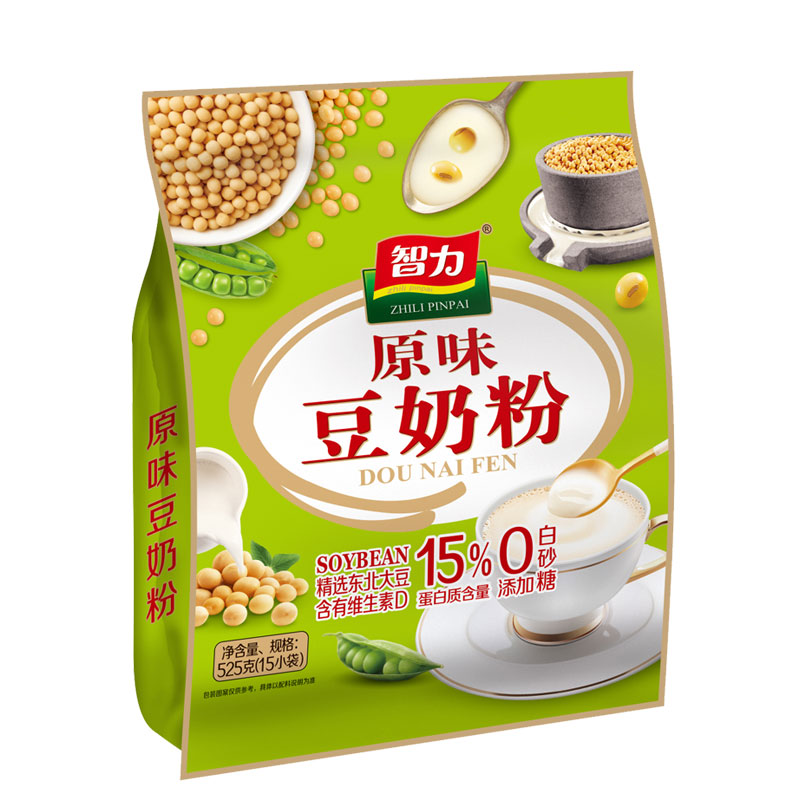 智力豆奶粉525g原味/高钙营养