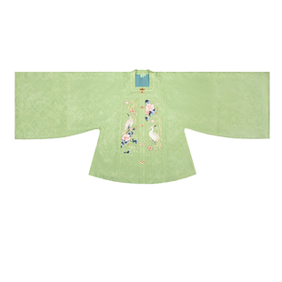 裳宫语一洲白鹭明制汉服仿妆花刺绣方领对襟补服交领袄马面裙春秋