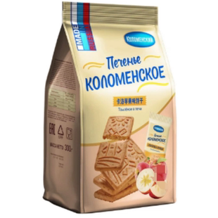 进口俄罗斯饼干阿孔特比利时风味牛奶谷物饼干粗粮休闲零食早餐