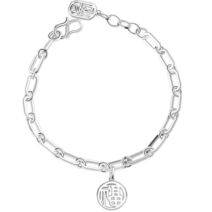 情侣手链女2025新款纯银999福牌国风银饰高级感情侣手链生日礼物