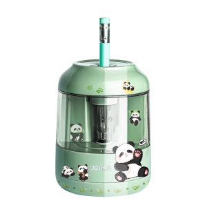 得力自动削笔机卷笔刀电动削笔机转笔刀小学生专用铅笔削笔刀素描儿童全自动削笔器刨笔绞笔刀修笔可充电