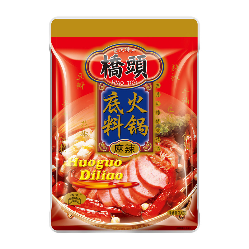 桥头麻辣牛油火锅底料300g