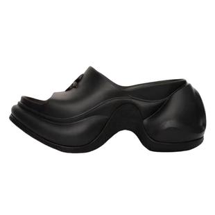 十字花厚底拖鞋女外穿夏季2025新款不累脚高跟防滑增高超火凉拖鞋