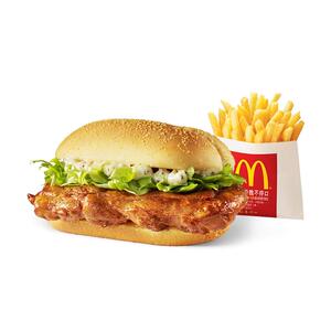 12.04元 McDonald’s 麦当劳 板烧鸡腿堡+小薯 单次电子券