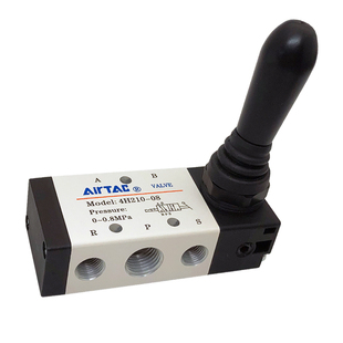 气动手动阀4H210-08/310-10/410-15两位五通手扳阀气缸手动开关阀