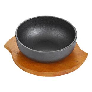 石锅拌饭铸铁碗韩式拌饭碗生铁碗韩国料理铁碗拌饭过桥米线铸铁锅