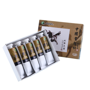 马利国画颜料单支装32ml大容量管状初学者用正品中国画单只学生中国水墨画牡丹成人工笔藤黄马力牌