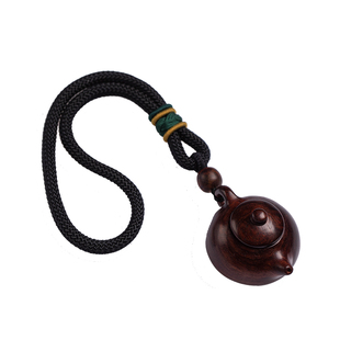 大善堂把把壶文玩手把件小叶紫檀把玩件创意解压盘玩男士送礼饰品