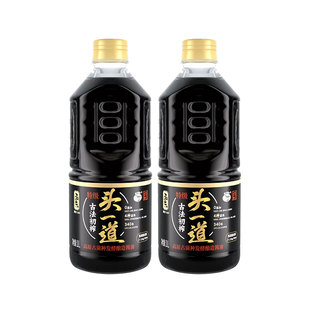 拓东头一道酱油1L*2零添加传统酿造生抽粮食酿造特级酱油调味品