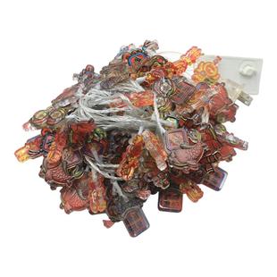 春节过年LED七彩福字彩灯氛围灯带新年房间布置装饰灯饰闪灯串灯