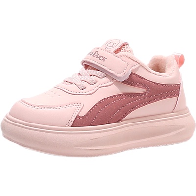 冬季新款加绒保暖女童二棉运动鞋