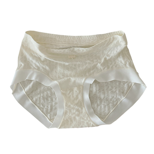 婴儿棉！双层腰头无痕边中腰内裤女蚕桑丝抑菌底档舒适透气不夹PP