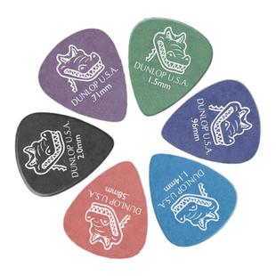 邓禄普民谣木吉他拨片正品Dunlop电吉他扫弦pick防滑弹片鳄鱼拨片