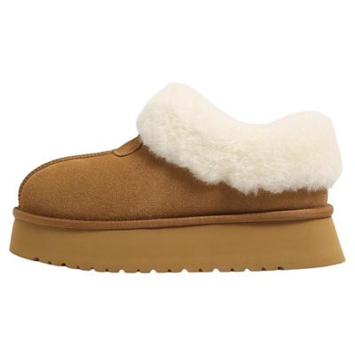 F21真皮雪地靴女2026新款