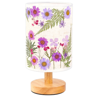 元旦礼物手工干花台灯diy材料包儿童团建压花小夜灯押花永生花