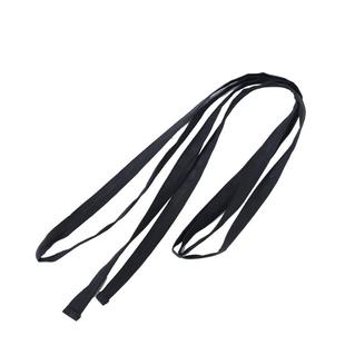 白色细绑带蝴蝶结连衣裙装饰腰带棉麻黑色布带收腰简约服饰布条带