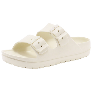 UBZ一字带厚底勃肯凉拖女外穿2026年夏季新款厚底沙滩eva博肯凉鞋