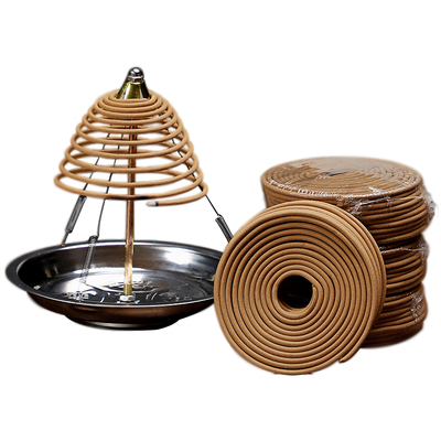 12小时檀香艾草家用香薰持久房间留香大号艾草非驱蚊盘香厕所除臭