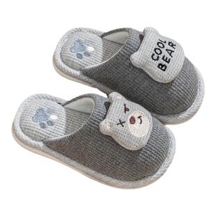 拖鞋儿童棉拖鞋男童冬2026新款宝宝男宝室内家居防滑家居鞋秋地板