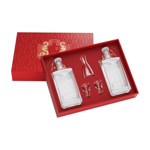 观云螭虎礼盒52度500ml*2瓶白酒