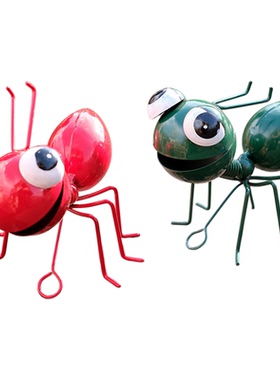 铁艺田园风蚂蚁模型壁饰摆件