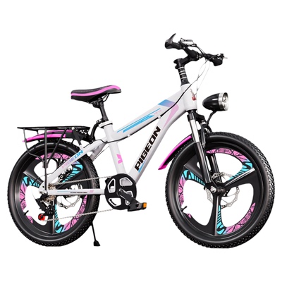 飞鸽儿童自行车6-12到10到15岁男女孩单车中大童青少年变速山地车