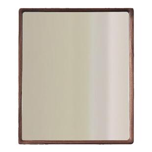 夜雨春山梳妆镜  黑胡桃木桌面复古中式挂墙礼物台式化妆镜子