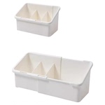 镜柜下抽屉式收纳盒卫生间化妆品卸妆棉口红棉签透明置物架神器