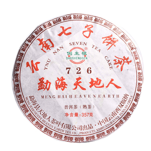 2022年天地人倒生根 一头大象 726 熟茶