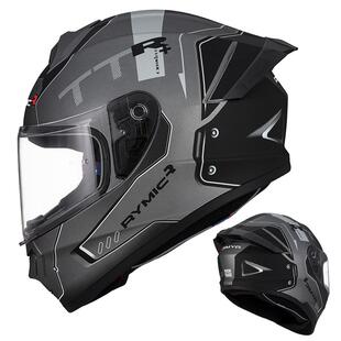 RYMIC睿觅摩托车头盔男女全盔四季机赛车大尾翼预留蓝牙槽3C认证